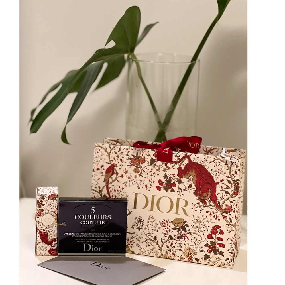 Dior Rouge Lipstick + 5 Couleurs Eyeshadow Palette Nude Dress NEW
